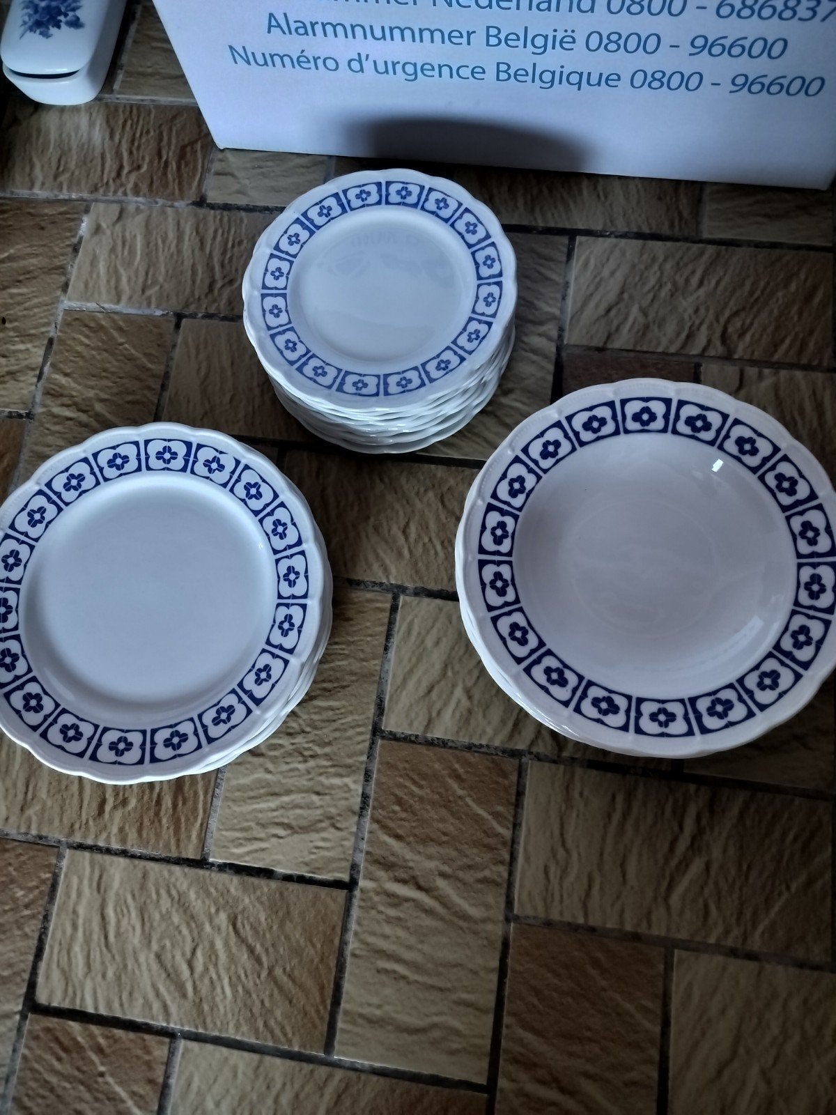 Vintage borden, Antiek en Kunst, Ophalen