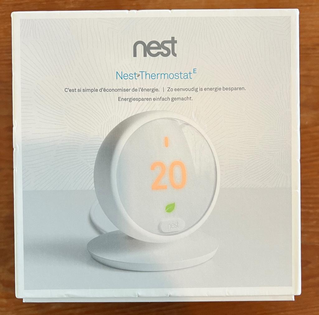 Google Nest E - slimme thermostaat, Enlèvement ou Envoi, Thermostat intelligent, Utilisé