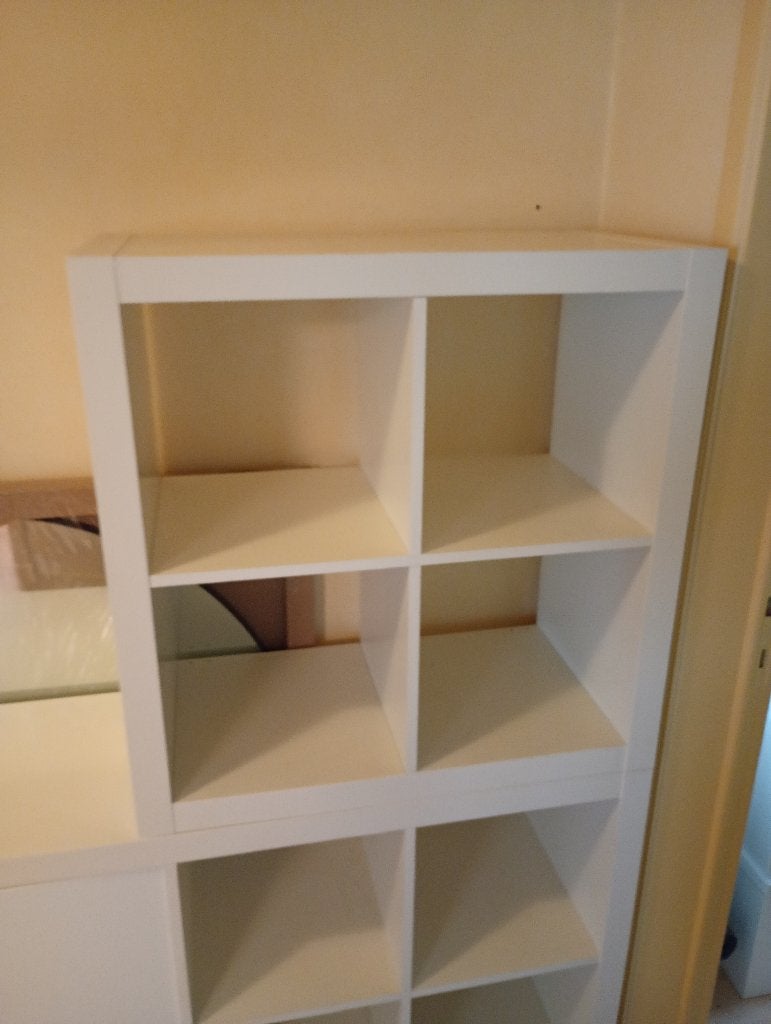 IKEA KALLAX EXPEDIT witte open wandkast 2x2 vakjes, Huis en Inrichting, Ophalen, Zo goed als nieuw