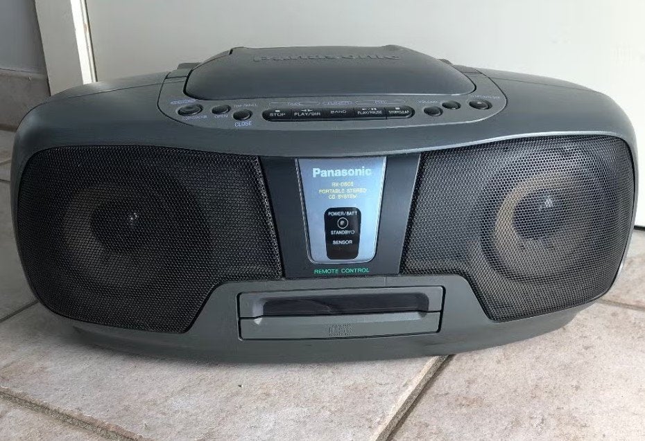 Radio stéréo Panasonic RX-DS05, lecteur CD, magnétophone, Enlèvement, Comme neuf, Radio, Avec lecteur de CD