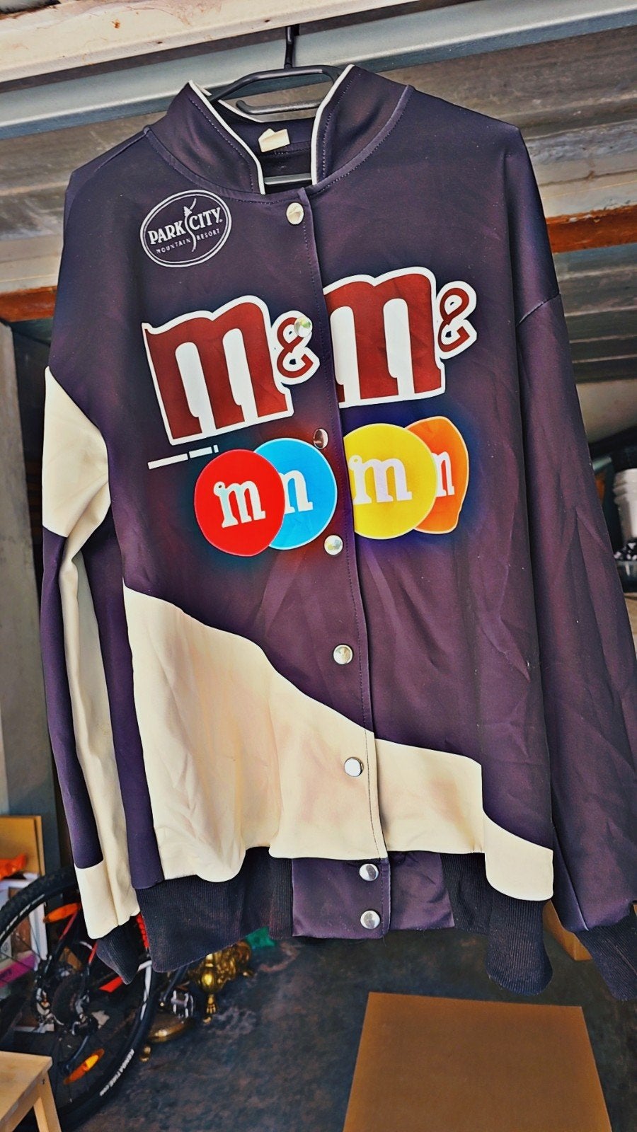 veste blouson americain collector m&ms, Sports & Fitness, Baseball & Softball, Enlèvement
