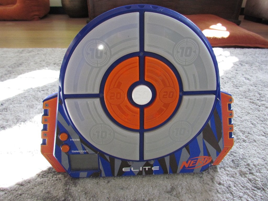 Nerf Elite Strike and Score schietschijf, Kinderen en Baby's, Speelgoed | Buiten | Actiespeelgoed, Ophalen, Zo goed als nieuw
