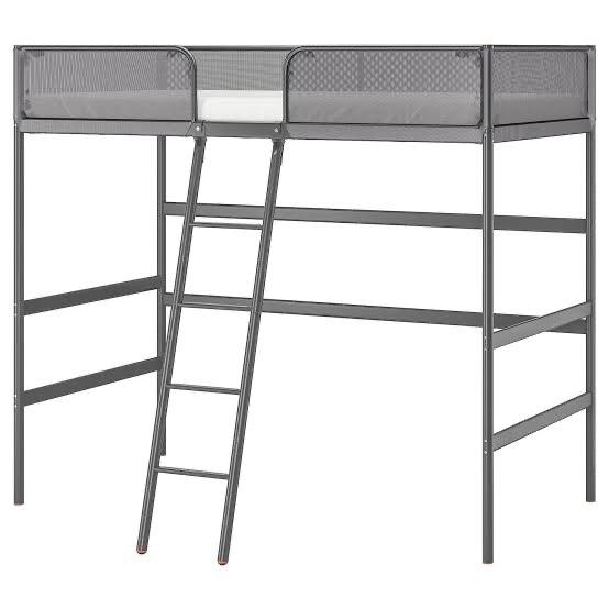 Hoogslaper IKEA tuffing, Ophalen, Gebruikt, Eenpersoons, Hoogslaper