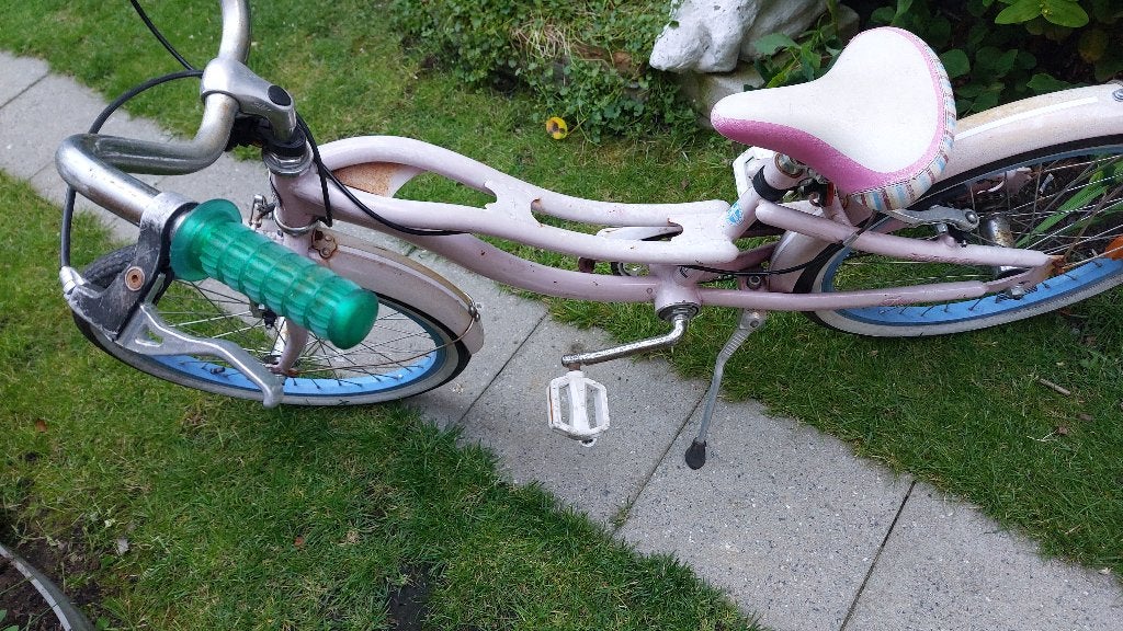 Kinderfiets, Fietsen en Brommers, Fietsen | Kinderfietsjes, Ophalen, Gebruikt, Velgrem, Minder dan 16 inch