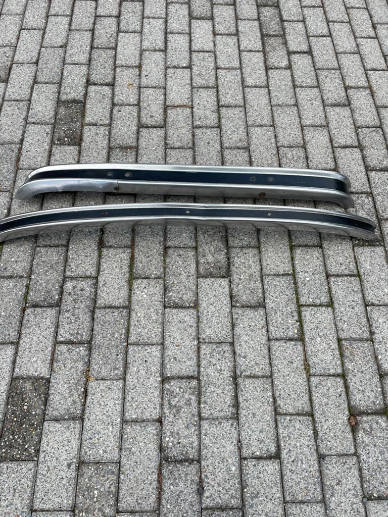 Oude aluminium bumpers voor 2CV, dyanes..., Auto-onderdelen, Carrosserie, Ophalen, Gebruikt, Citroën, Voor