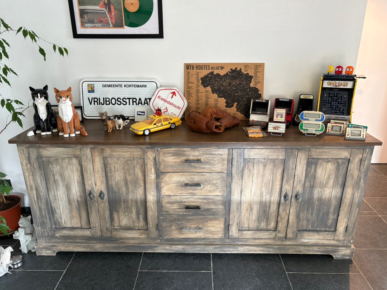 Dressoir kast, Ophalen, Gebruikt, 50 tot 75 cm, 200 cm of meer