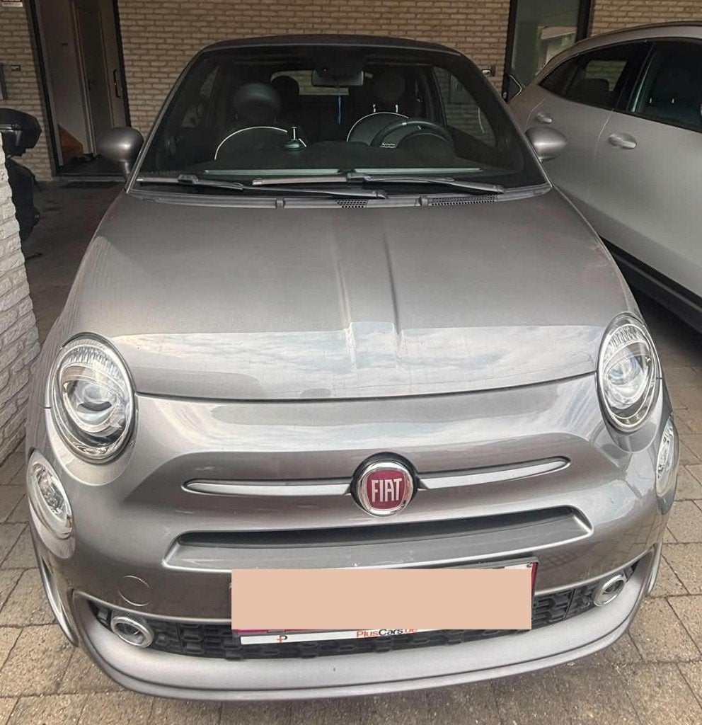 Fiat 500c 2019 met 22763 km, Auto's, Fiat, Stof, Cabriolet, Handgeschakeld, Particulier