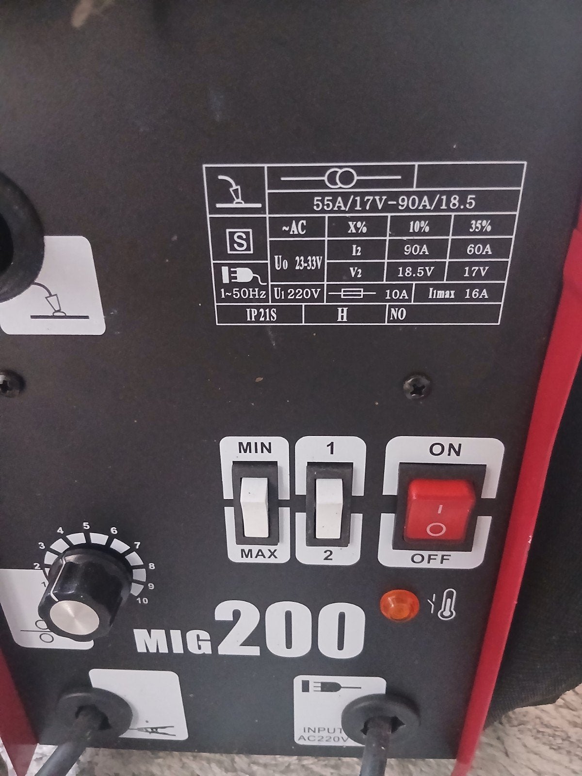 Machine à souder MIG MIG 220V Würzburg Allemagne, Enlèvement, Comme neuf, 150 à 250 ampères