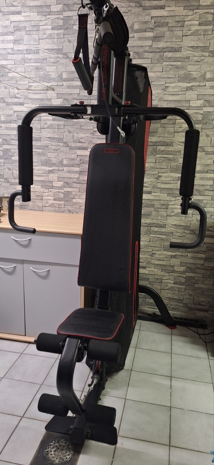 home gym compact, Sport en Fitness, Ophalen, Krachtstation, Benen, Zo goed als nieuw