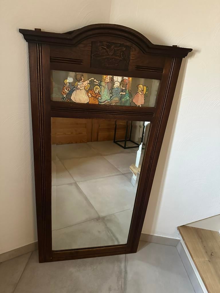 140 jaar oude spiegel, Antiek en Kunst, Ophalen