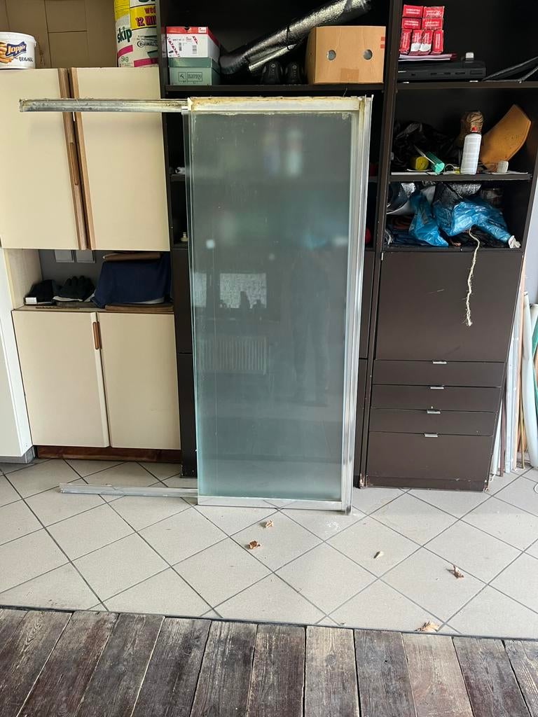 douche glas, Ophalen, Zo goed als nieuw