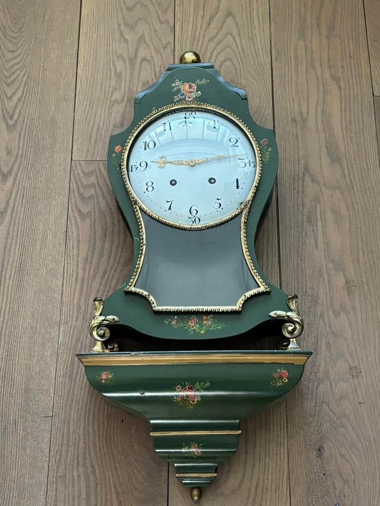 Boulle klok op condole, Antiek en Kunst, Ophalen of Verzenden