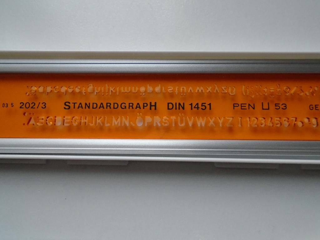 Standardgraph lettersjablonen + inkt, Ophalen of Verzenden, Zo goed als nieuw, Overige typen