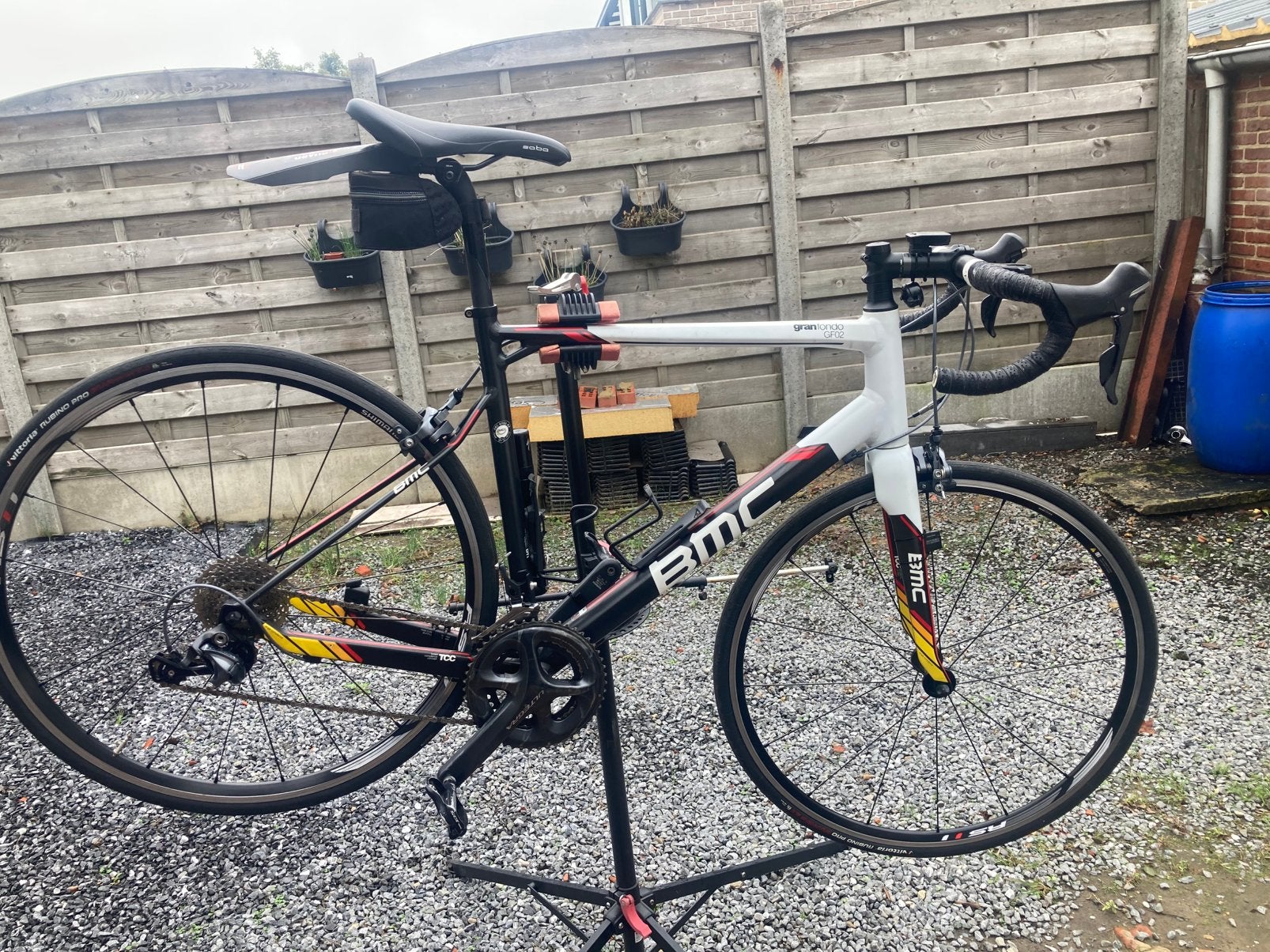 Racefiets BMC, Fietsen en Brommers, Ophalen, Gebruikt, 15 tot 20 versnellingen, Velgrem