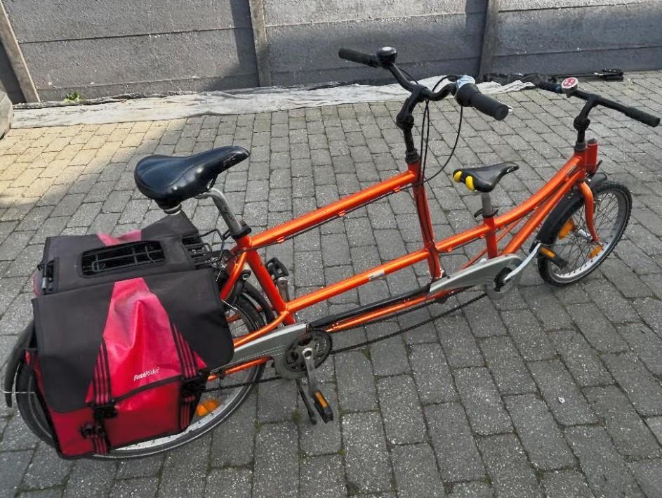 Ouder/Kinder Tandem – Albatros Tandem 2000, Fietsen en Brommers, Ophalen, Gebruikt, Minder dan 10 versnellingen