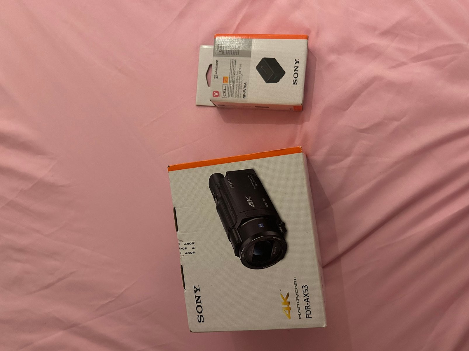 Sony Handycam FDR-AX53 4K NEUF JAMAIS OUVERT + batterie, Audio, Tv en Foto, Ophalen, Nieuw