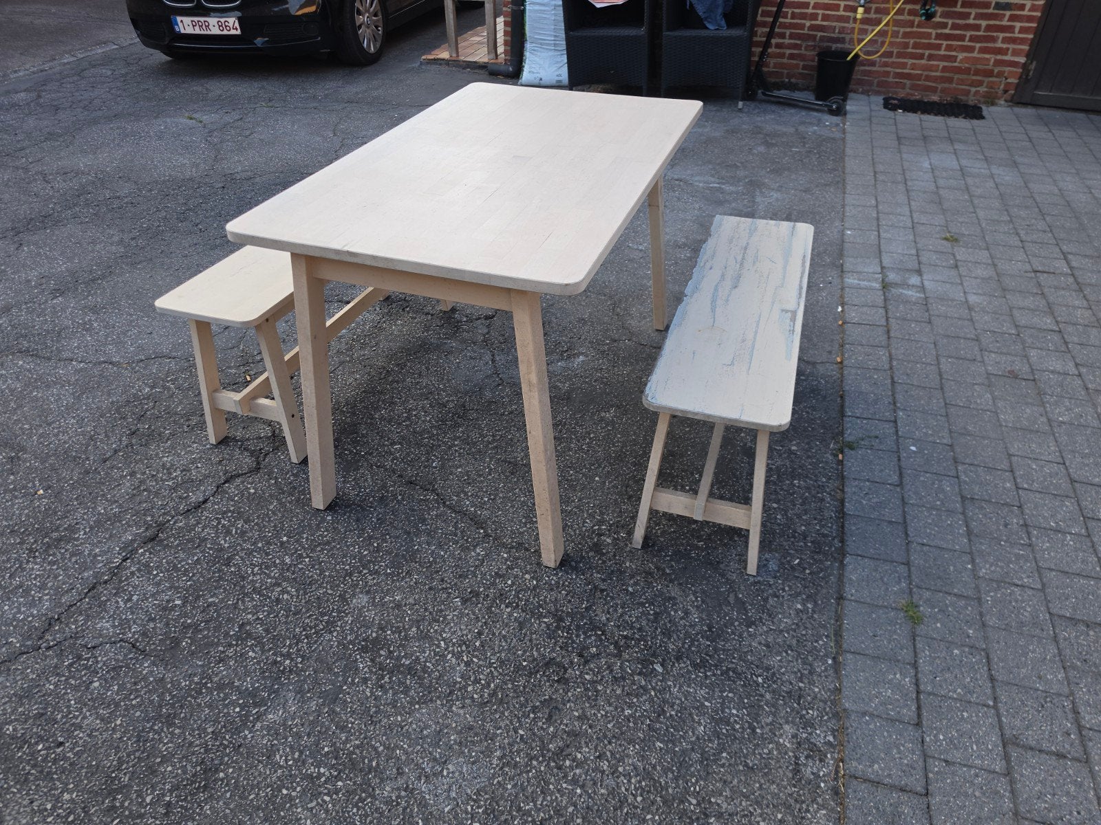 leuk terrassetje, Ophalen, Gebruikt, Rechthoekig, Overige materialen