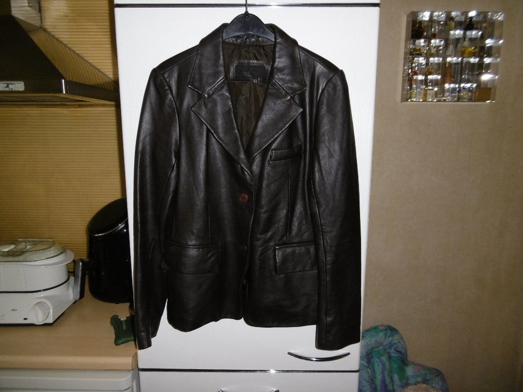 vêtements pour femmes, gilet en cuir marron XL« Zara woman », Zara woman, Enlèvement ou Envoi, Taille 56/58 (XL), Comme neuf