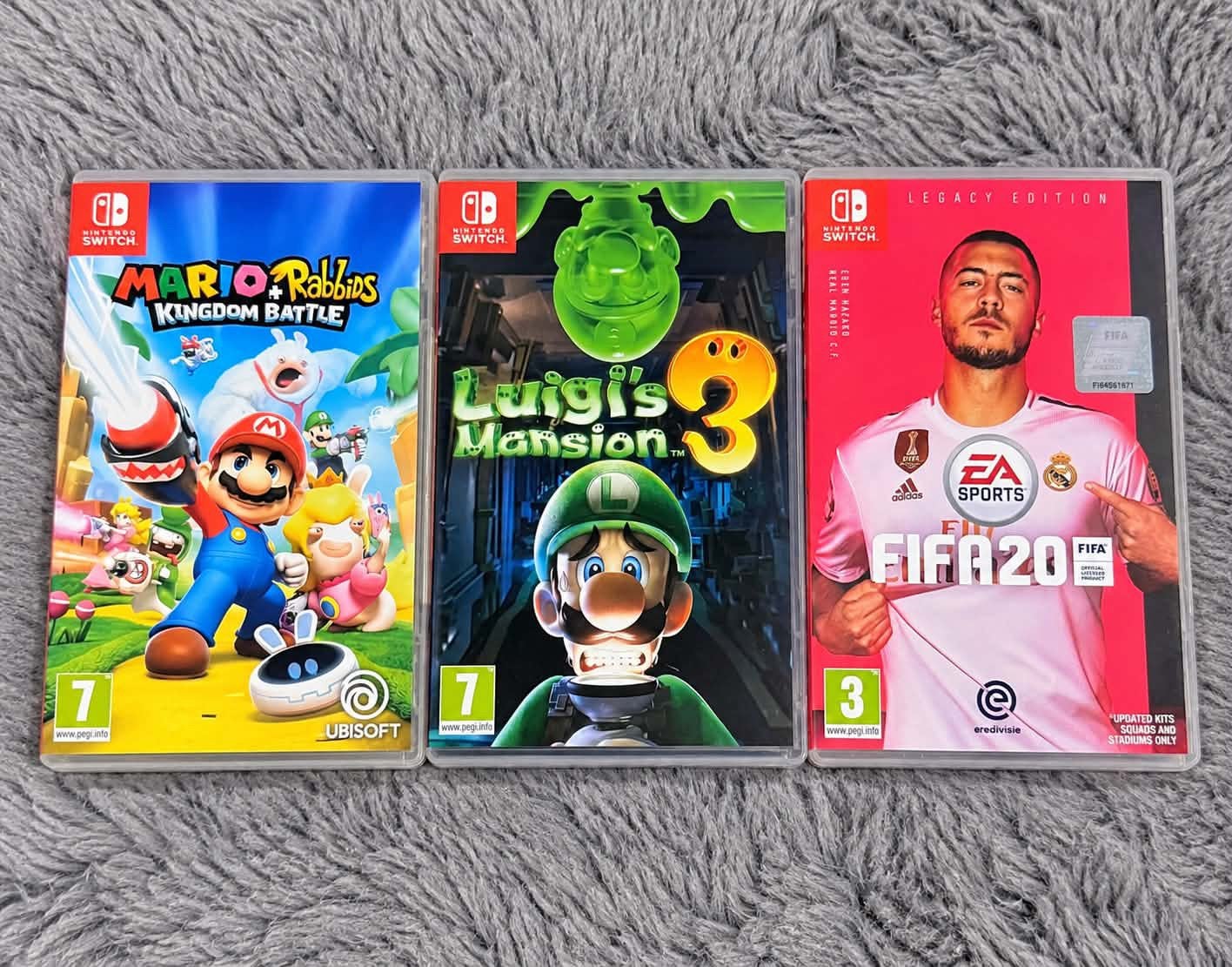 Lot de 3 jeux Nintendo Mario, Luigi’s Mansion 3 et FIFA 20, Consoles de jeu & Jeux vidéo, Enlèvement, Comme neuf