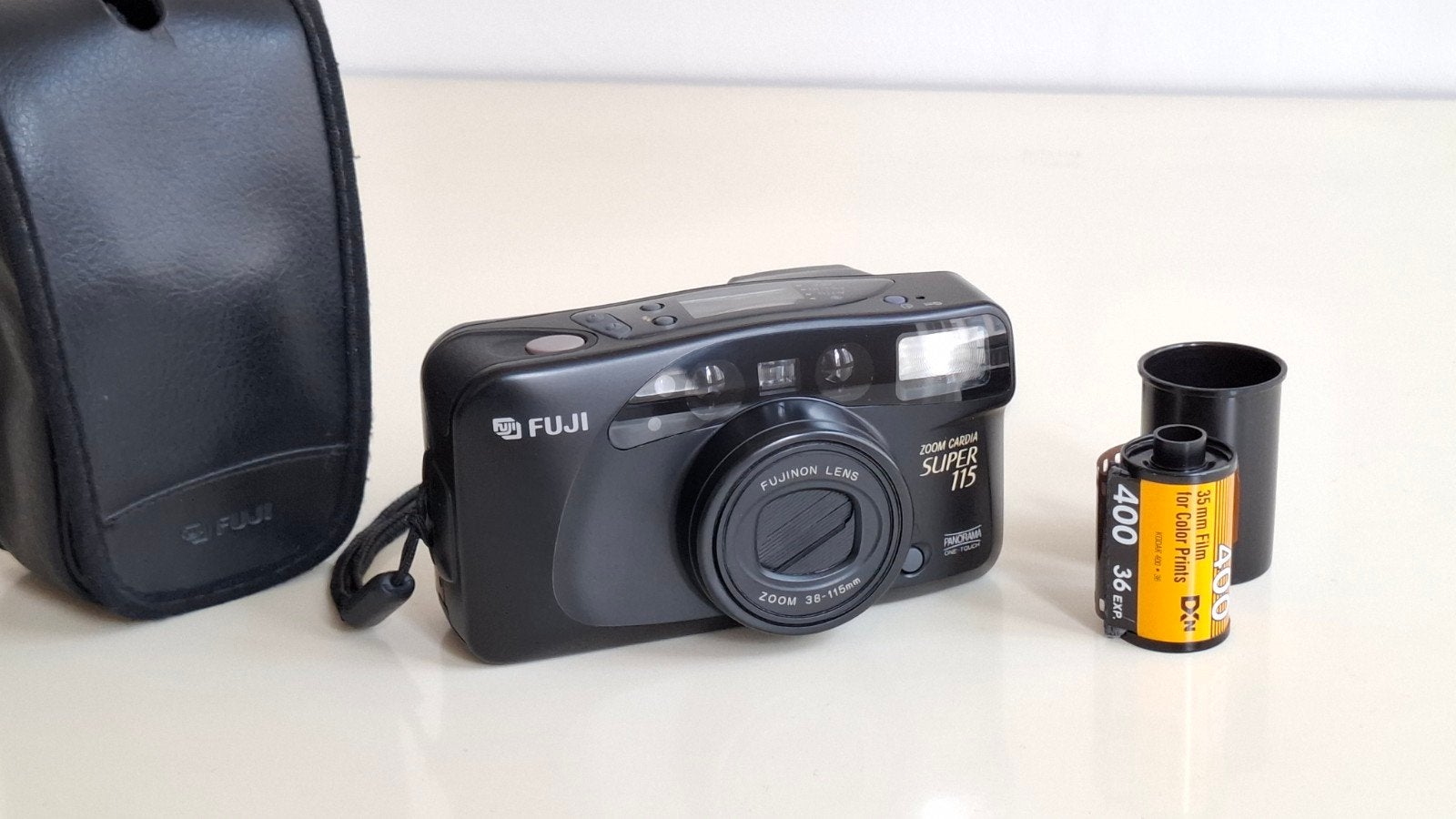 Fuji Super 115 - Analoge Point & Shoot, Audio, Tv en Foto, Fotocamera's Analoog, Fuji, Ophalen of Verzenden