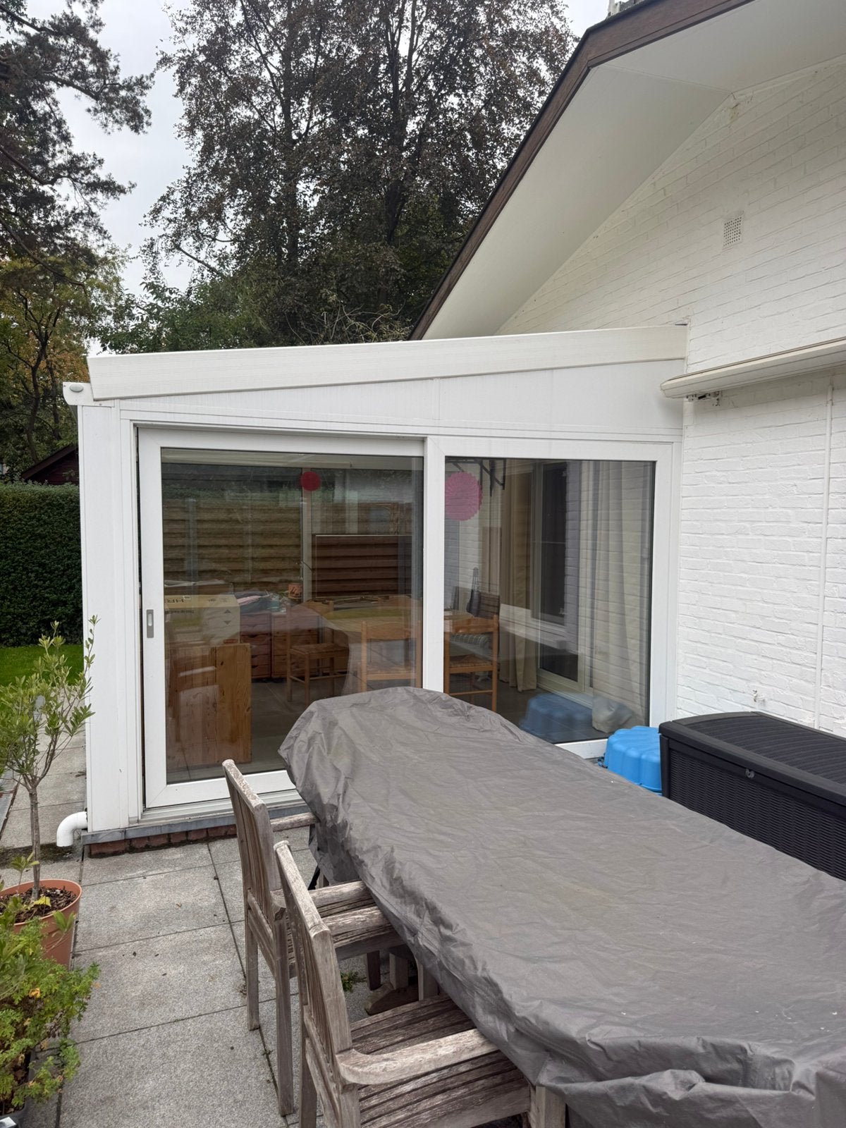 Veranda 3,5x3,5m - Zelf te ontmantelen, Tuin en Terras, Ophalen, Gebruikt, Overige typen