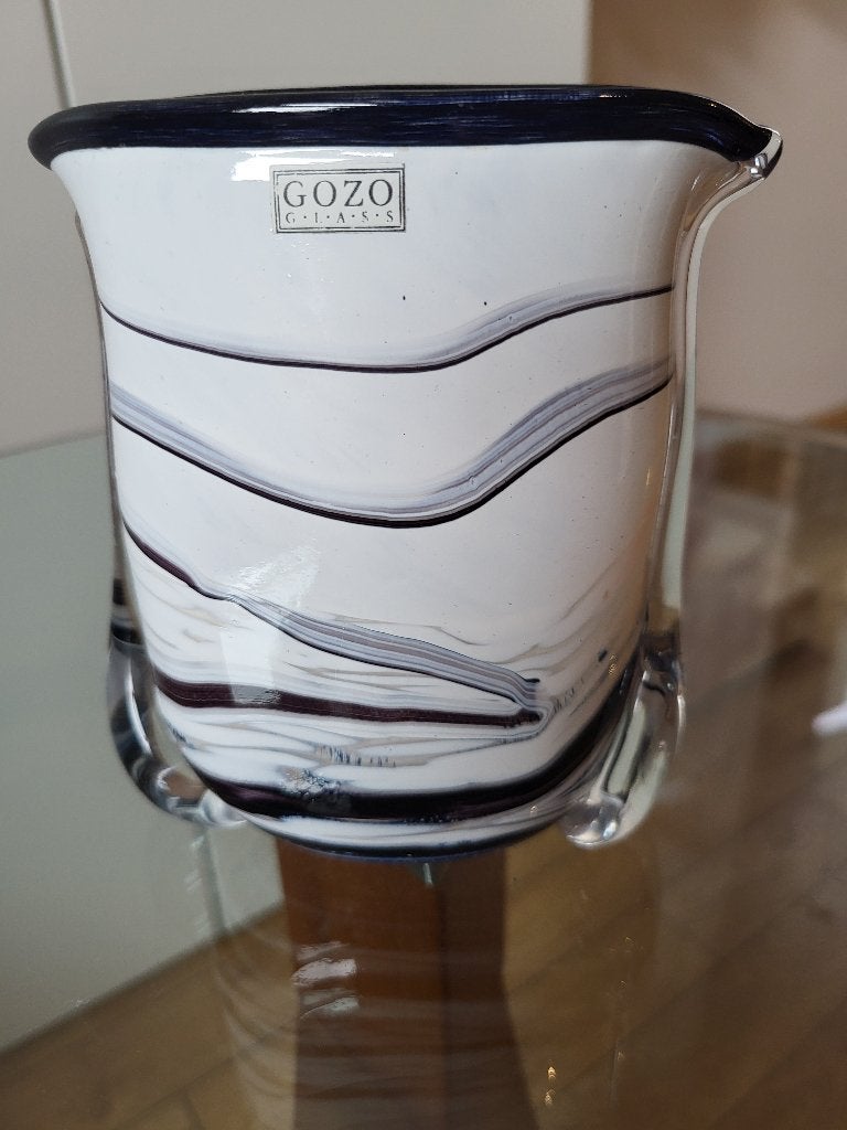 Glazen vaasje Gozo glass, Antiek en Kunst, Ophalen of Verzenden