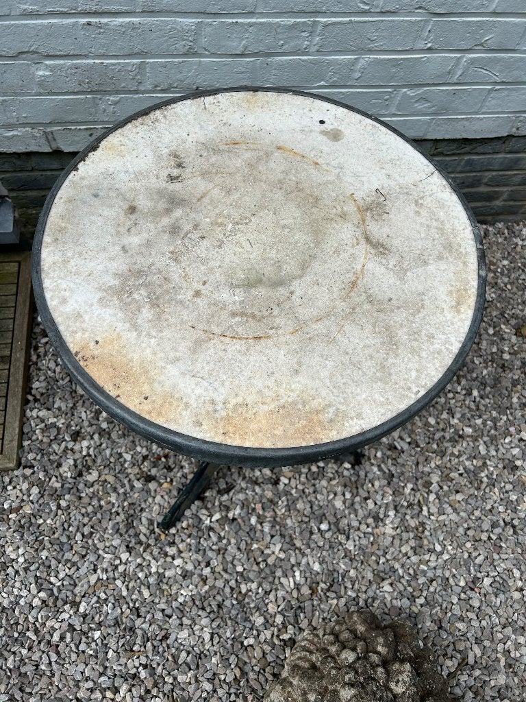 Frans terrastafeltje, Ophalen, Gebruikt, Rond, Overige materialen