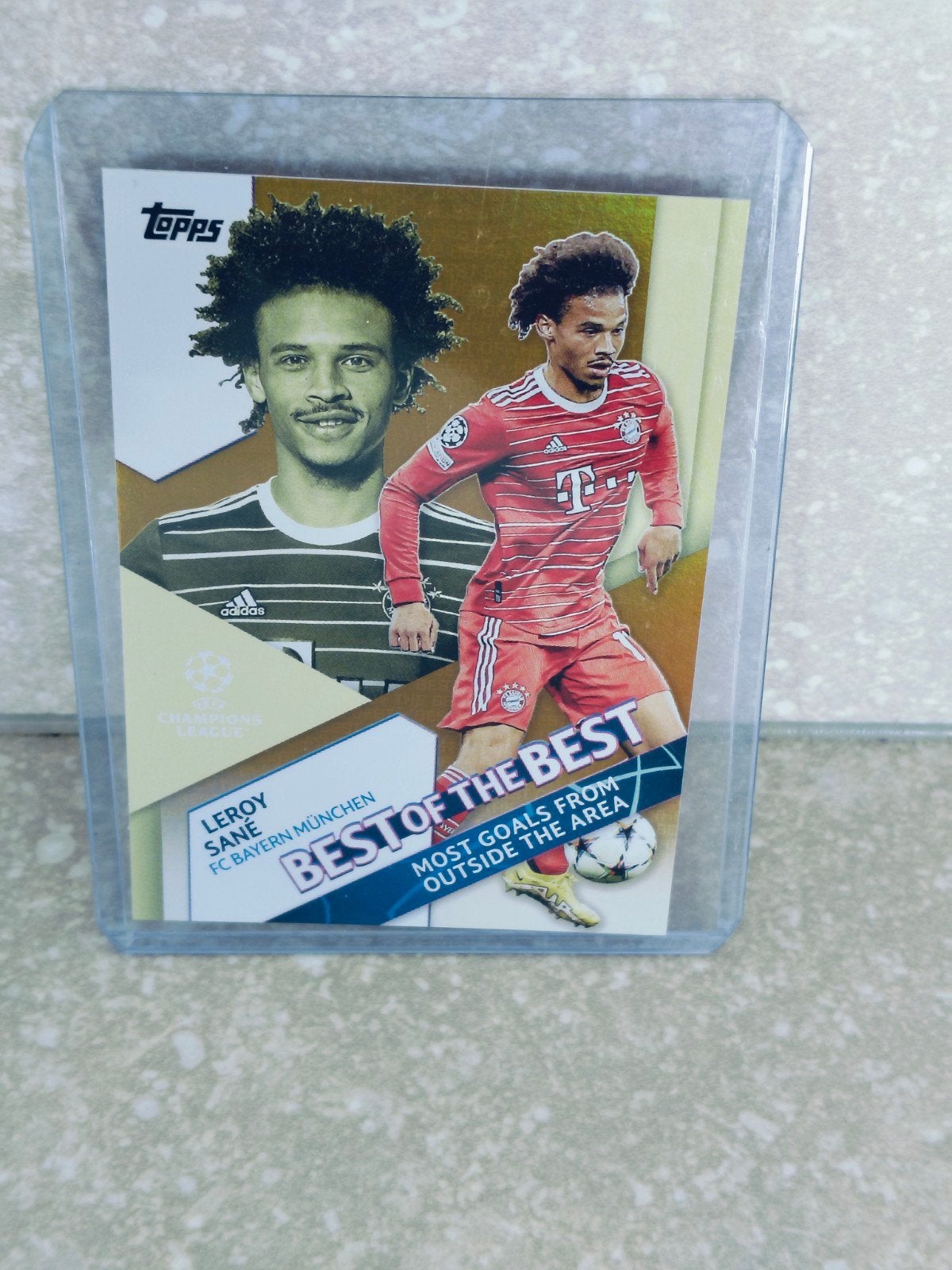 Topps Leroy Sane Bayern München genummerde kaart, Verzamelen, Ophalen of Verzenden