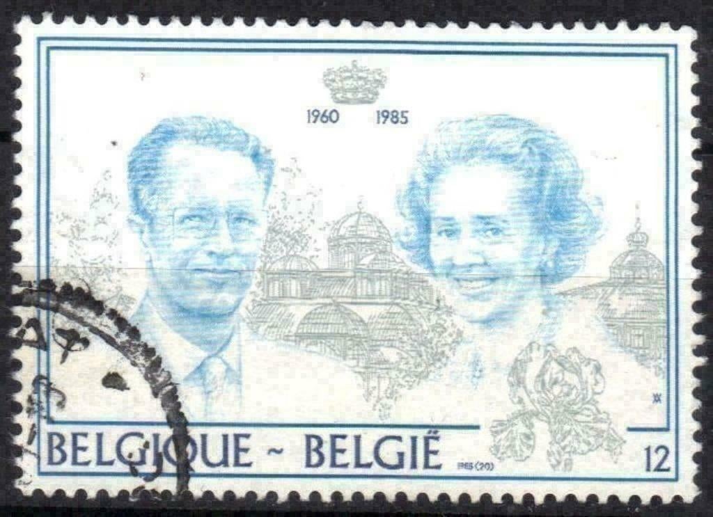 Belgie 1985 - Yvert/OBP 2198 - Boudewijn en Fabiola (ST), Postzegels en Munten, Postzegels | Europa | België, Gestempeld, Koninklijk huis
