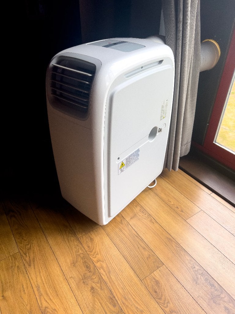 zware mobiele airco, Elektronische apparatuur, Airco's, Ophalen, Gebruikt, Koelen en Ontvochtigen, 3 snelheden of meer