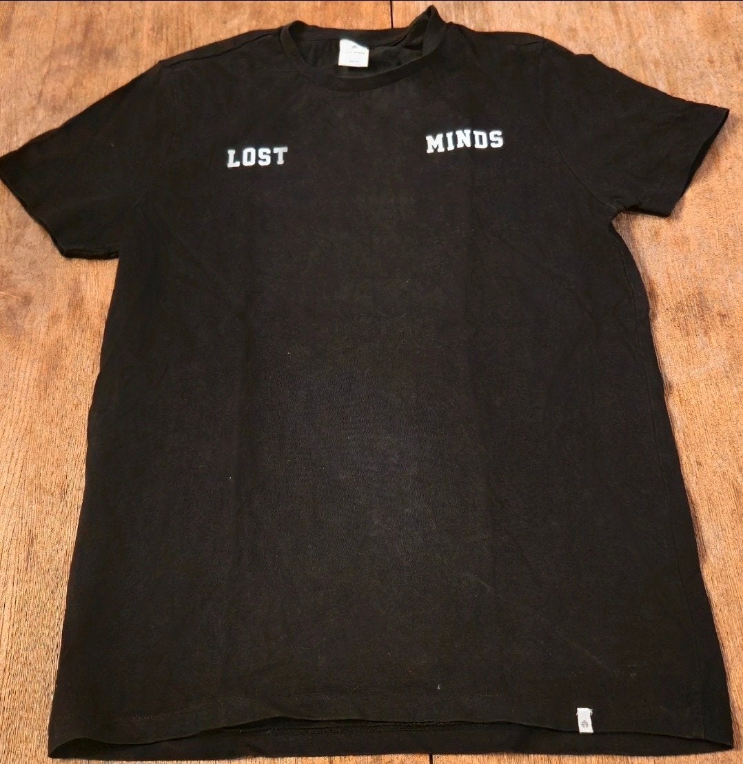 Tee-shirt noir de la marque Lost Minds taille M, Vêtements | Hommes, T-shirts, Comme neuf, Taille 48/50 (M), Noir, Enlèvement ou Envoi
