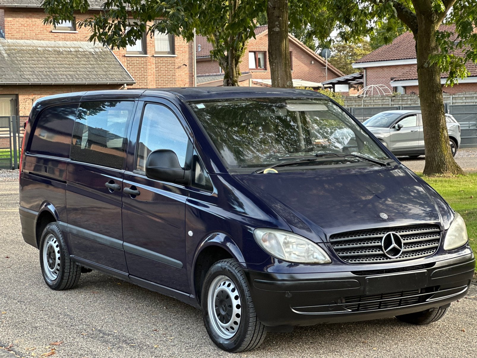Mercedes Vito 2.2 CDI  Airco Trekhaak  Gekeurd v verkoop, Autos, Achat, Attache-remorque, 3 places, Boîte manuelle