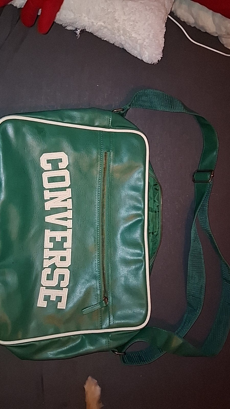 Sac bandoulière Converse vert style vintage, Bijoux, Sacs & Beauté, Neuf, Moins de 35 cm, Poignée extensible, Vert