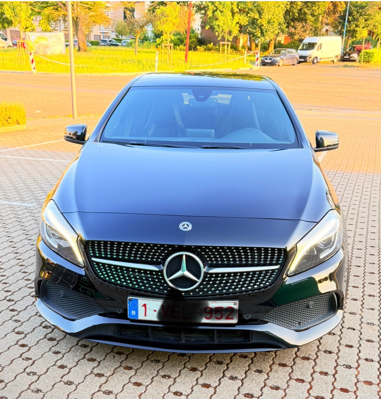 Mercedes A180D pack AMG, Auto's, Voorwielaandrijving, 4 cilinders, Zwart, Particulier