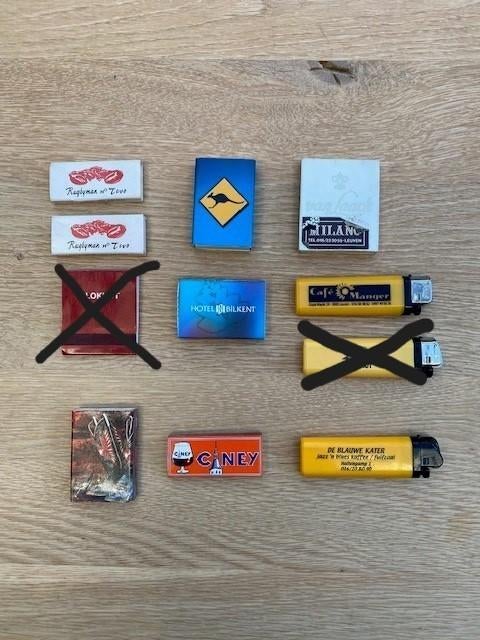 Boîtes à allumettes et briquets rétro, Enlèvement ou Envoi, Boîtes ou marques d'allumettes