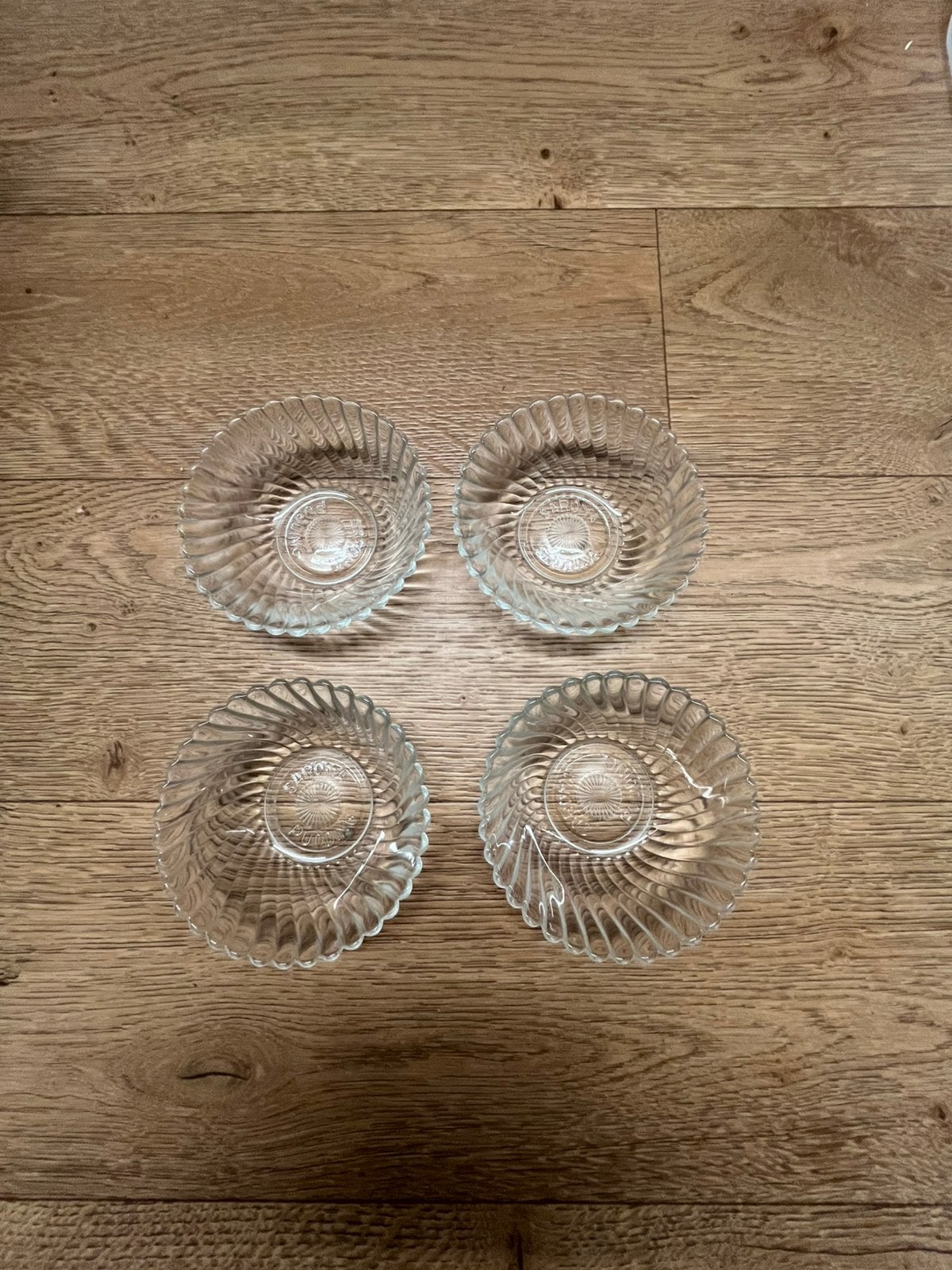 Glazen potjes, Maison & Meubles, Accessoires pour la Maison | Sous-verres & Sous-plats, Enlèvement ou Envoi, Comme neuf