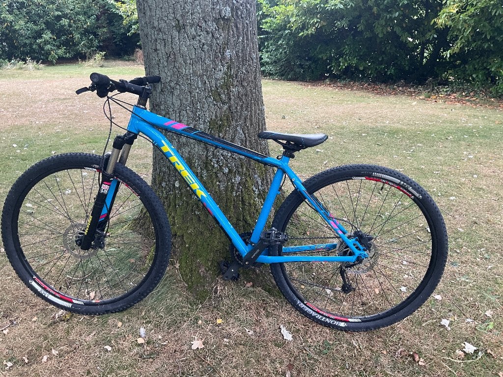 trek mountainbike 29”, Fietsen en Brommers, Minder dan 10 versnellingen, 53 tot 56 cm, Schijfrem, Ophalen