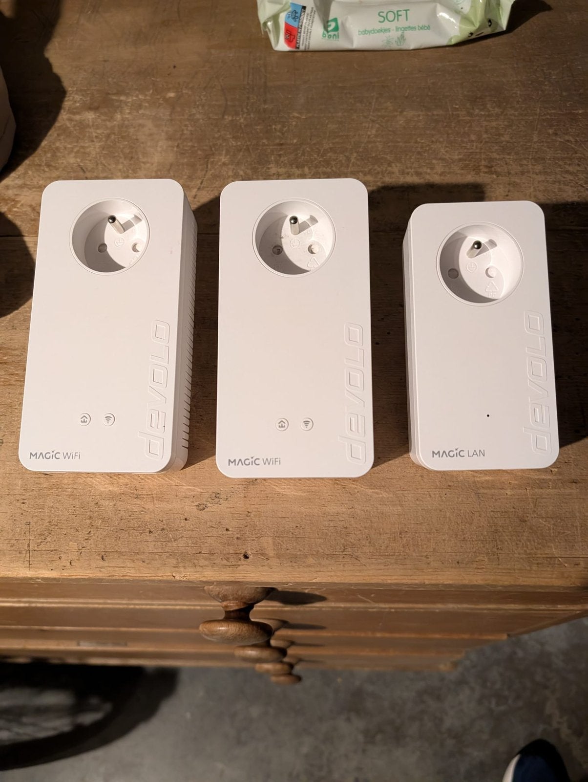 Devolo Magic 2 WiFi Next – Complete set van 3 adapters, Computers en Software, Ophalen, Gebruikt