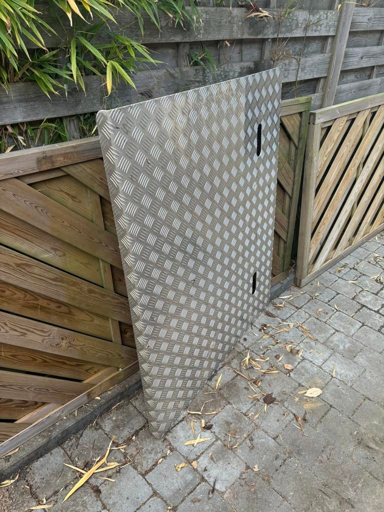 Inox oprijplaat, Ophalen, Zo goed als nieuw, Overige metalen