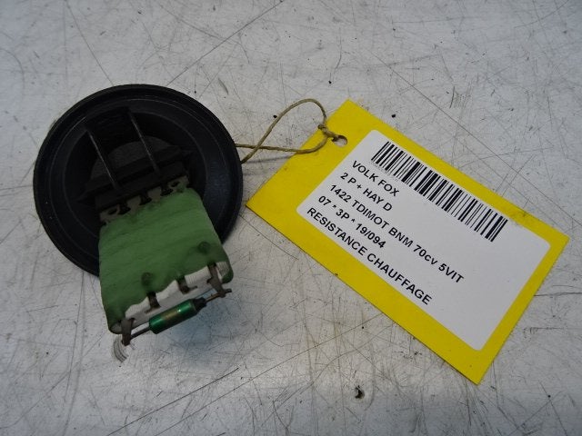 RESISTANCE CHAUFFE Volkswagen Fox (5Z) (01-2005/01-2021), Volkswagen, Volkswagen AG, Utilisé, Kundenbetreuung@volkswagen.de