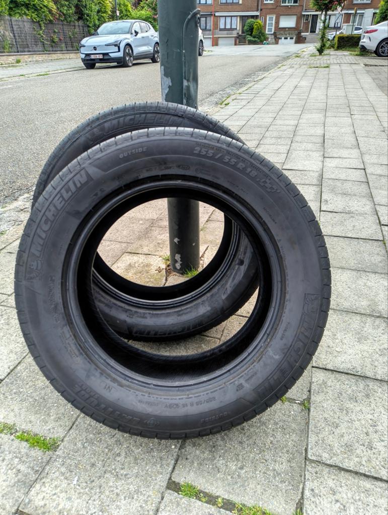 Pneus d'été Michelin 2x 255/55 R18 109Y, Autos : Pièces & Accessoires, Pneus & Jantes, Enlèvement, Pneus été