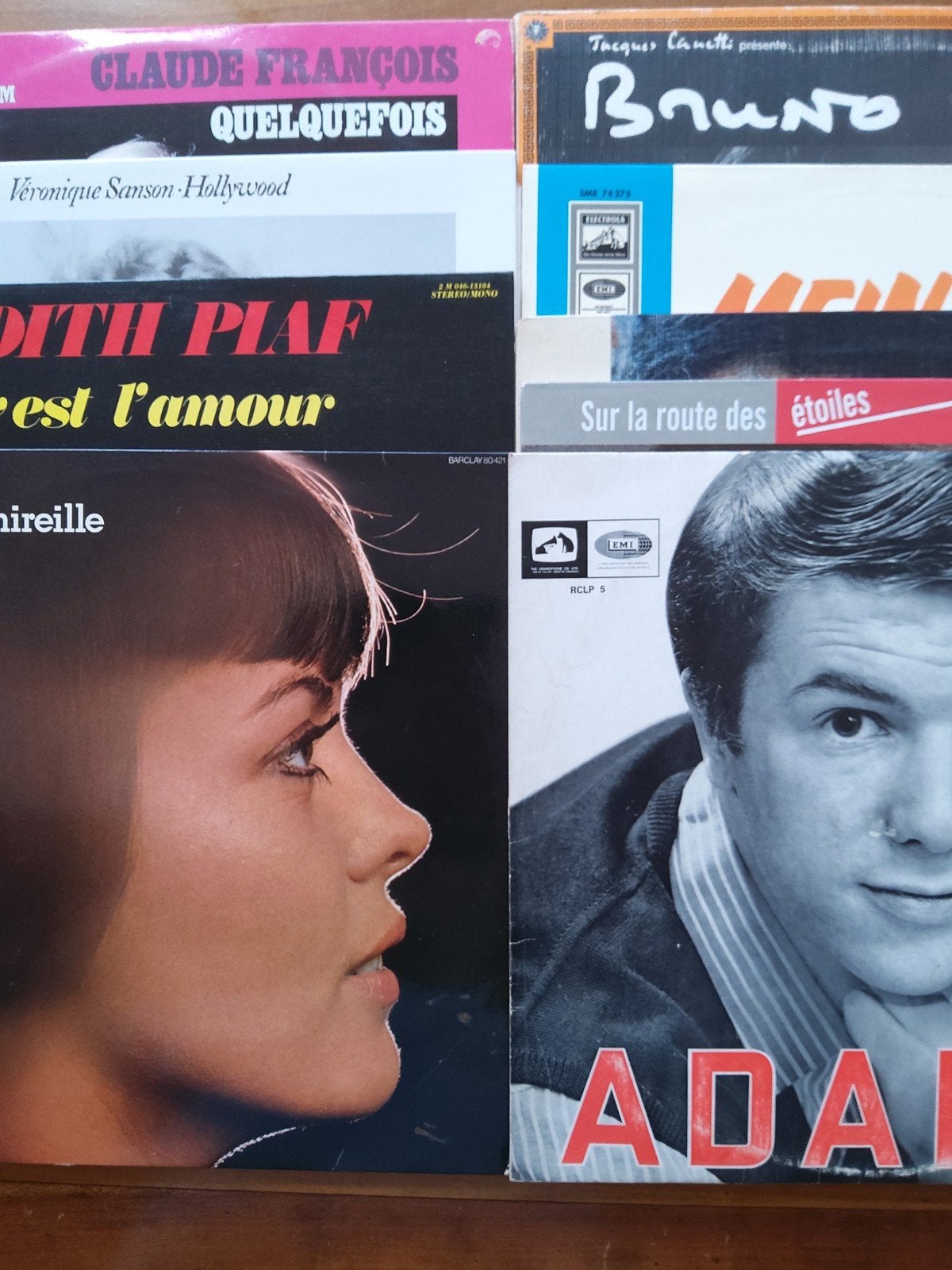 BRUNO BREL-ADAMO-CLAUDE FRANCOIS-EDITH PIAF-V.SANSON- ....., Cd's en Dvd's, Ophalen of Verzenden