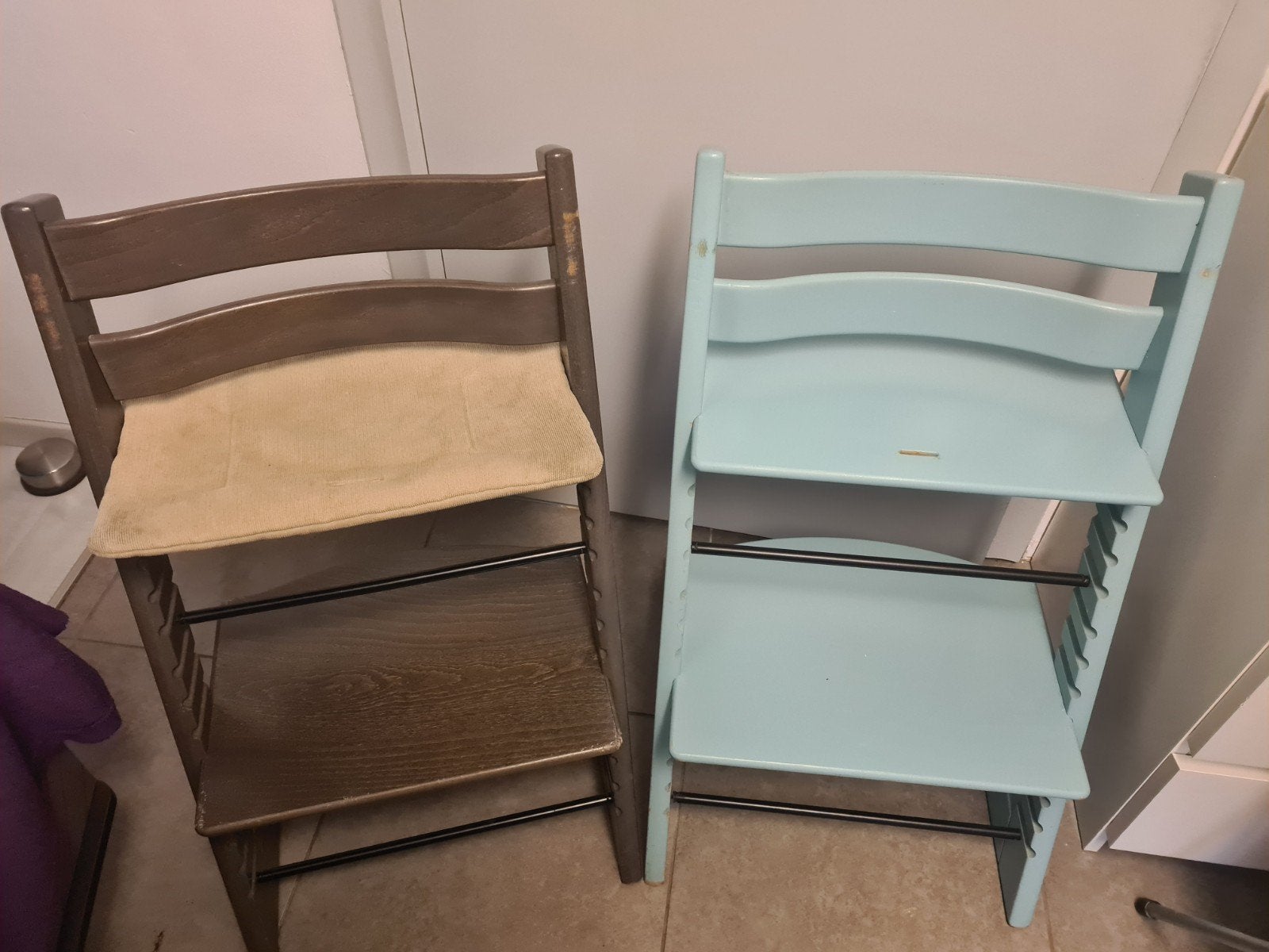 2x stokke trip trap kinderstoelen, Enfants & Bébés, Chaises pour enfants, Enlèvement