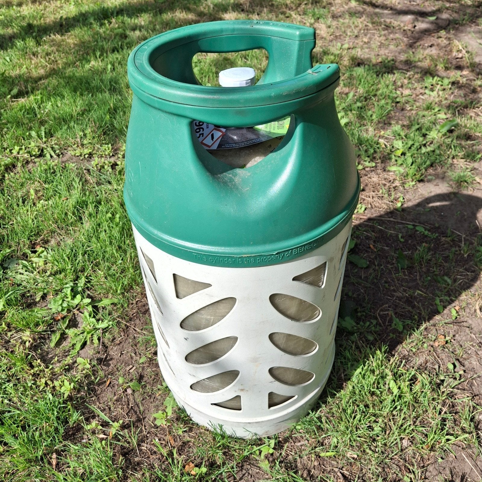 Gasfles van Benegas, Caravans en Kamperen, Kampeeraccessoires, Ophalen