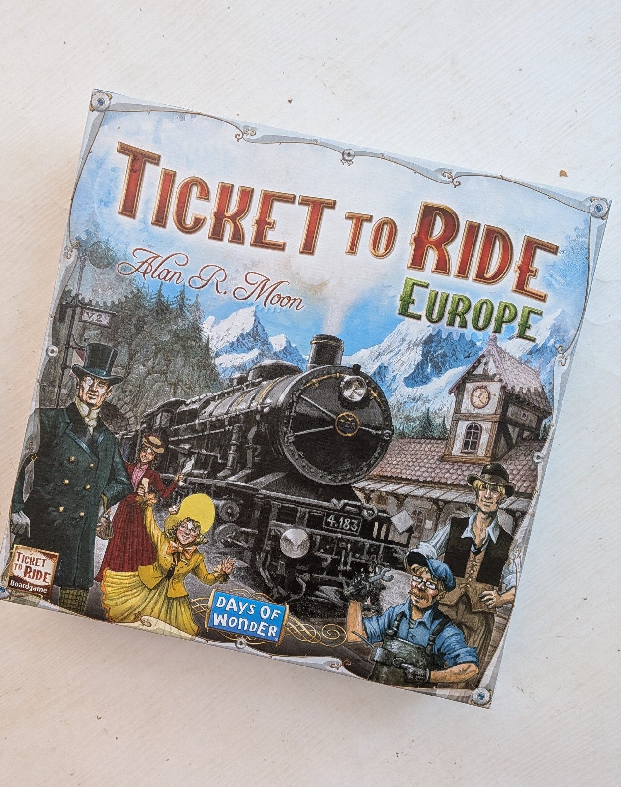 Ticket to ride Europe, Ophalen