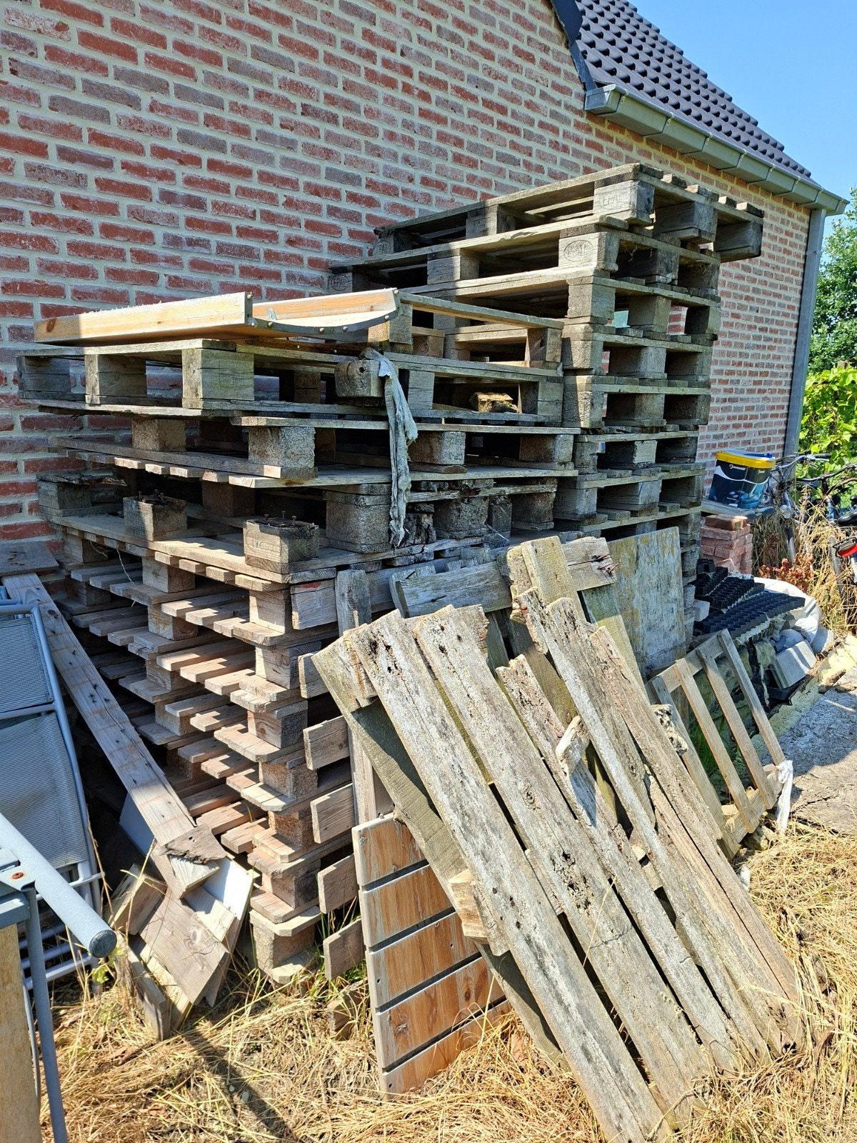 Paletten, Ophalen