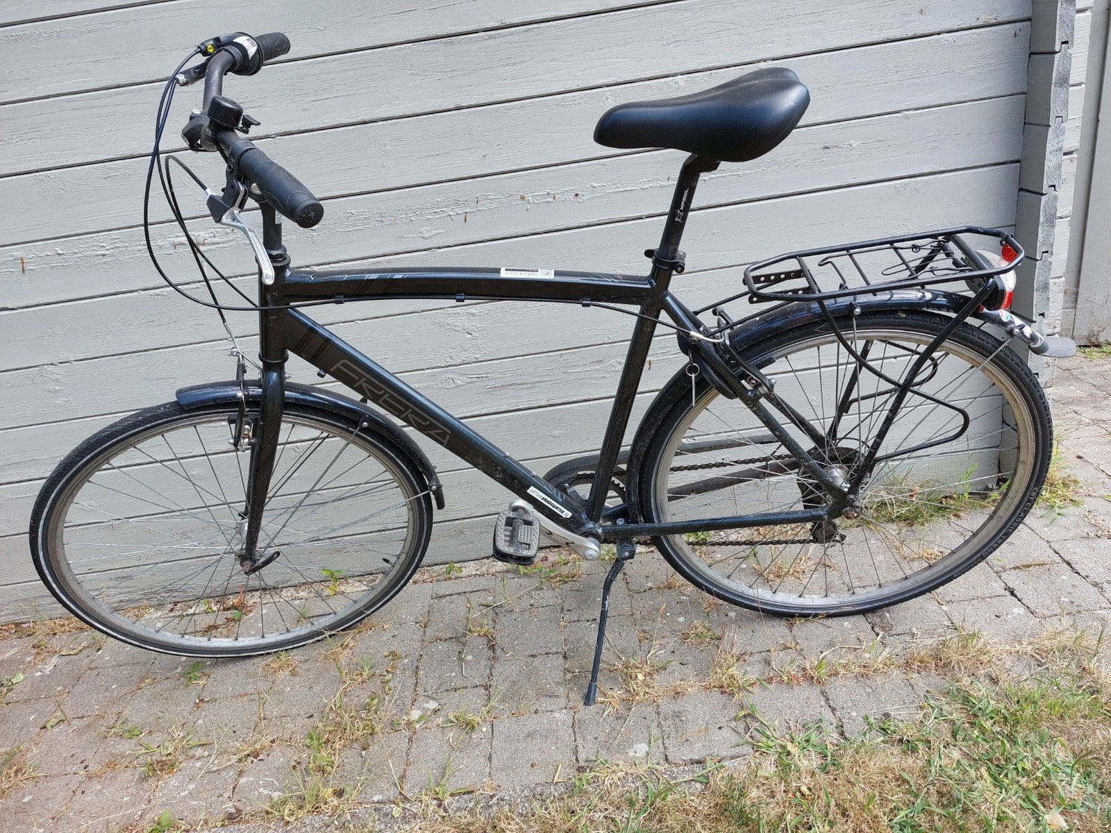 tweedehands herenfiets, Ophalen