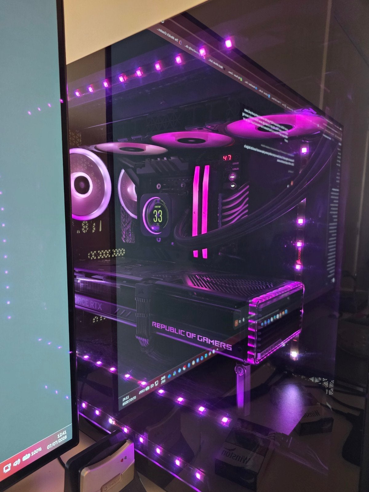 PC High-End RTX 4080 Super Strix | 7900X | 32GB DDR5 | 2TB, Computers en Software, Desktop Pc's, Ophalen, Le pc est monté avec différentes marques