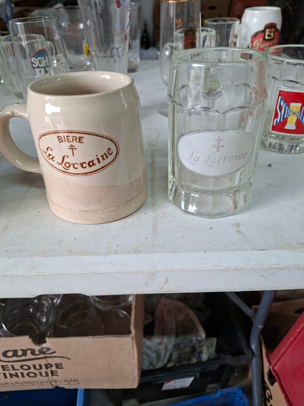 Chope bière la Lorraine