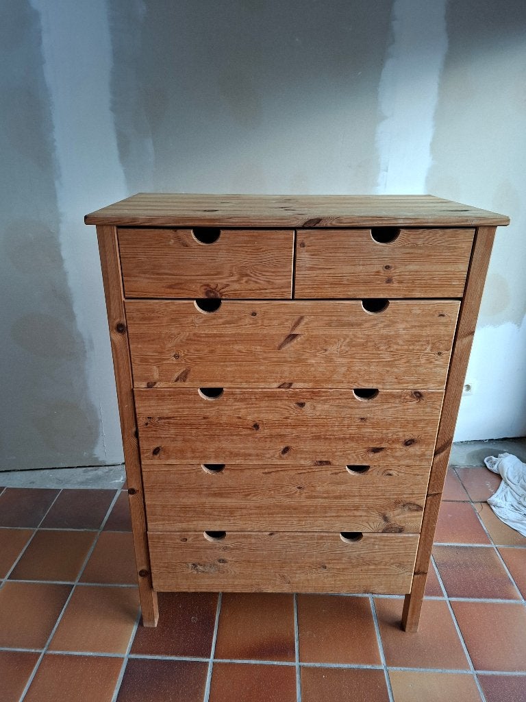Ellezelles commode à donner, Maison & Meubles, 5 tiroirs ou plus, Enlèvement, Utilisé, 50 à 100 cm